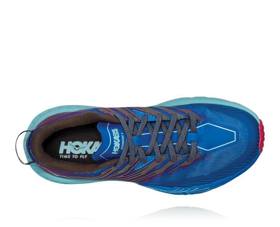 Tenis Hoka One One Trail Mujer Azules - Speedgoat 4 - FZEL87054